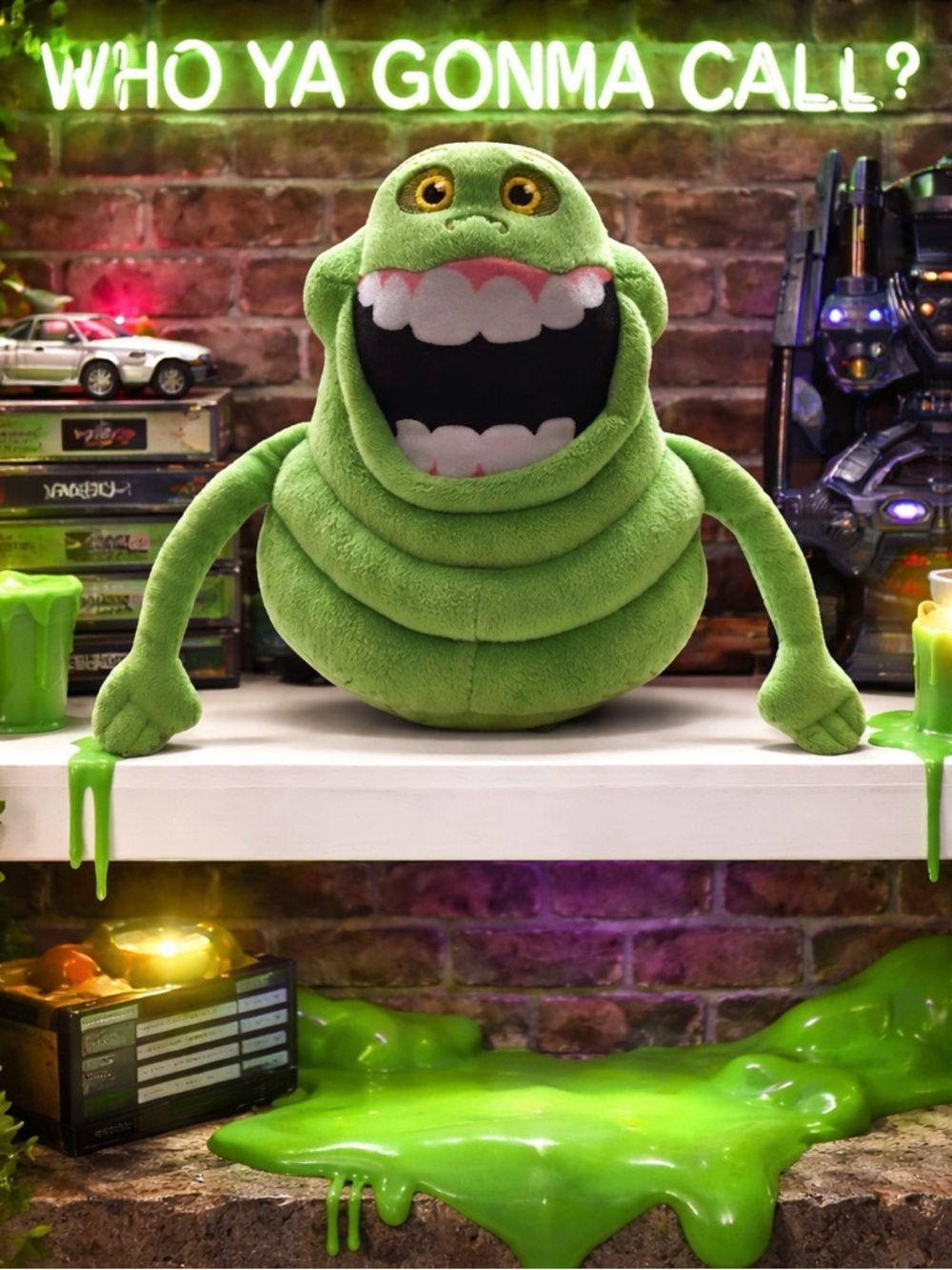 Ghostbusters Afterlife Muncher Green Plush Official Movie Toy 7”